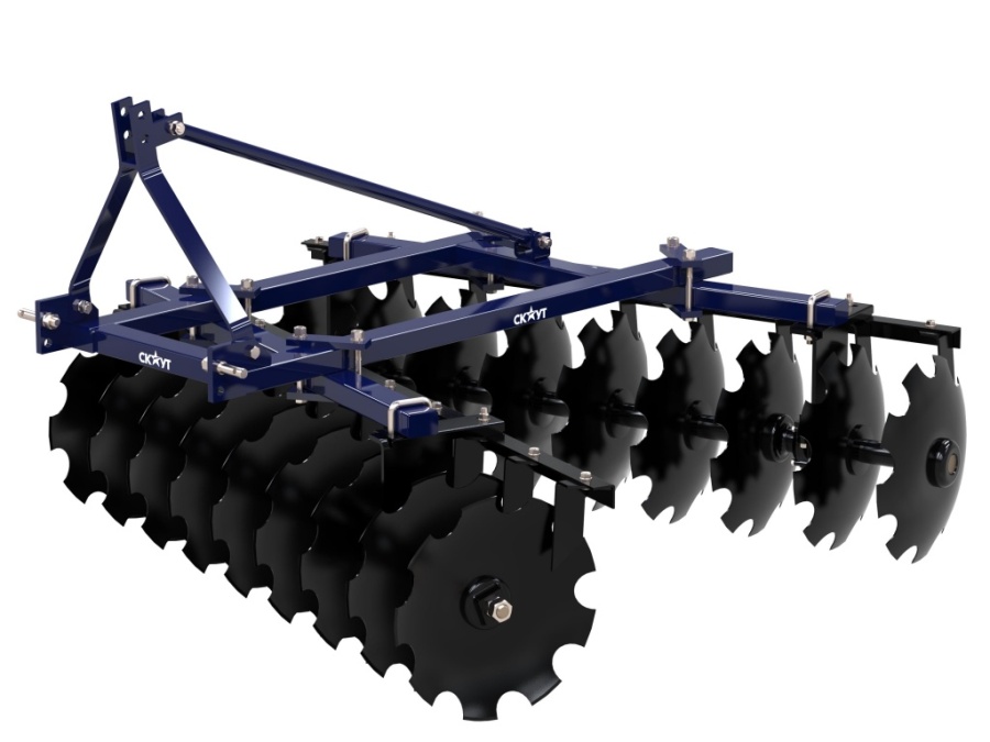 Борона для минитрактора дисковая СКАУТ 1BQX-1.7