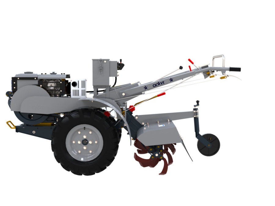 Мотоблок СКАУТ (Scout) 81 DE + почвофреза